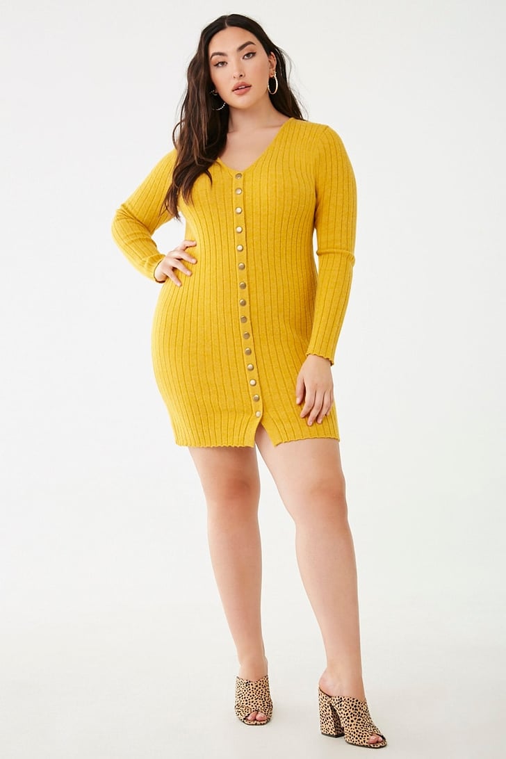 Ribbed sweater cheap dress forever 21