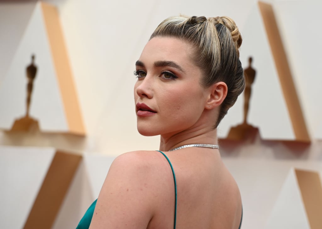 Florence Pugh's Turquoise Louis Vuitton Dress at the Oscars