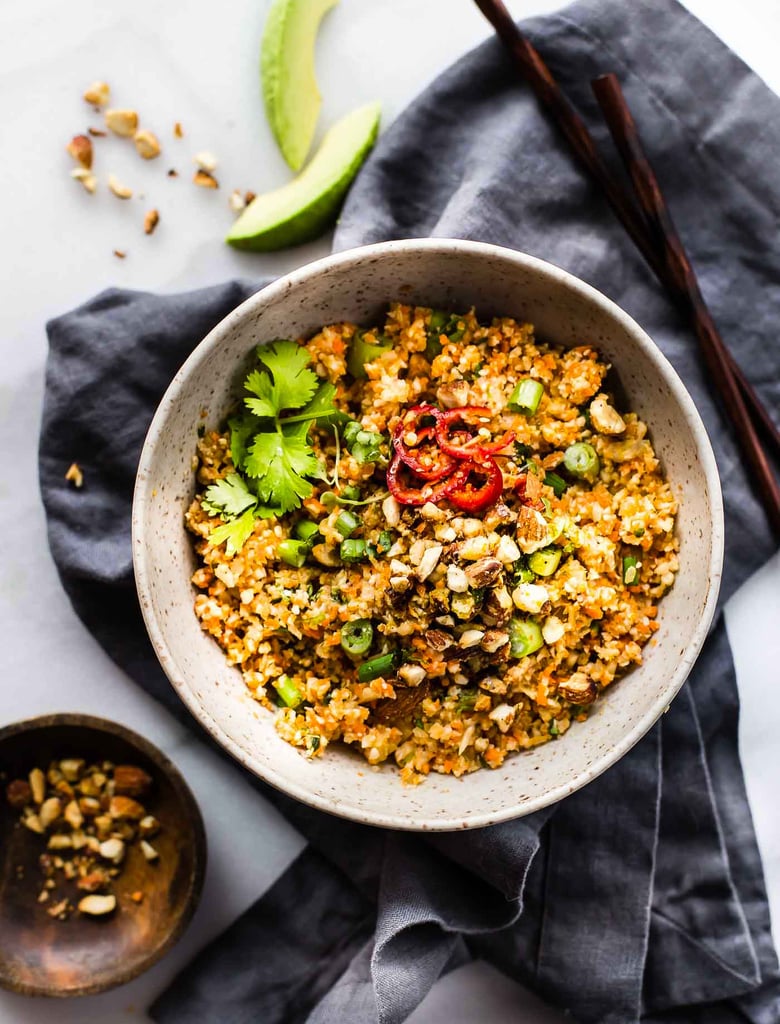 Thai Cauliflower Rice Salad With Avocado Cream Dressing