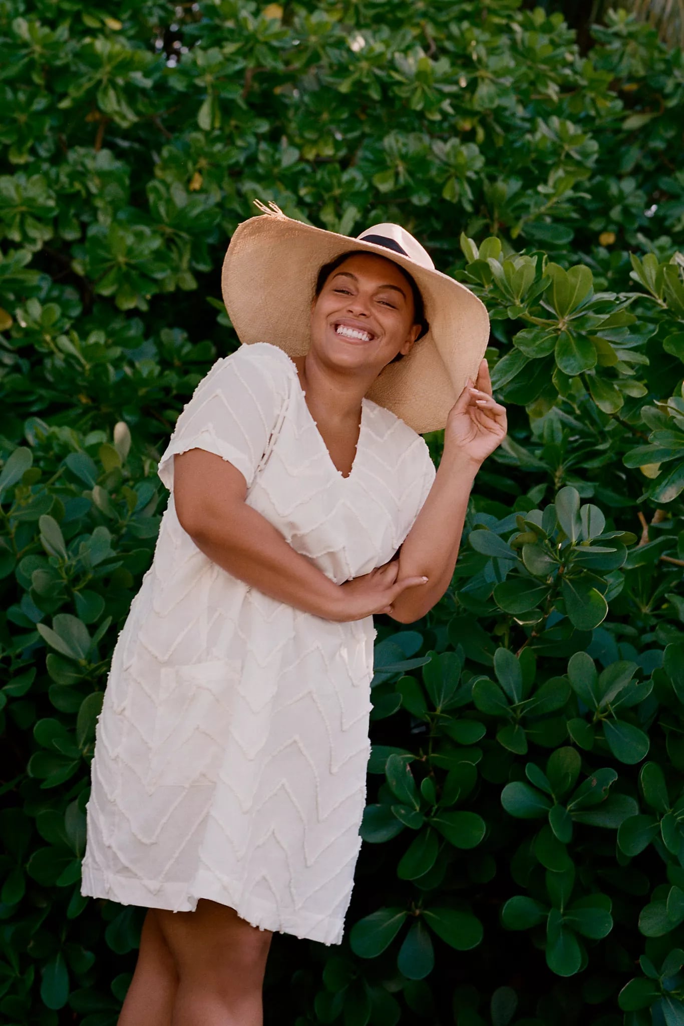 Porridge Marcelle Textured Shift Dress 