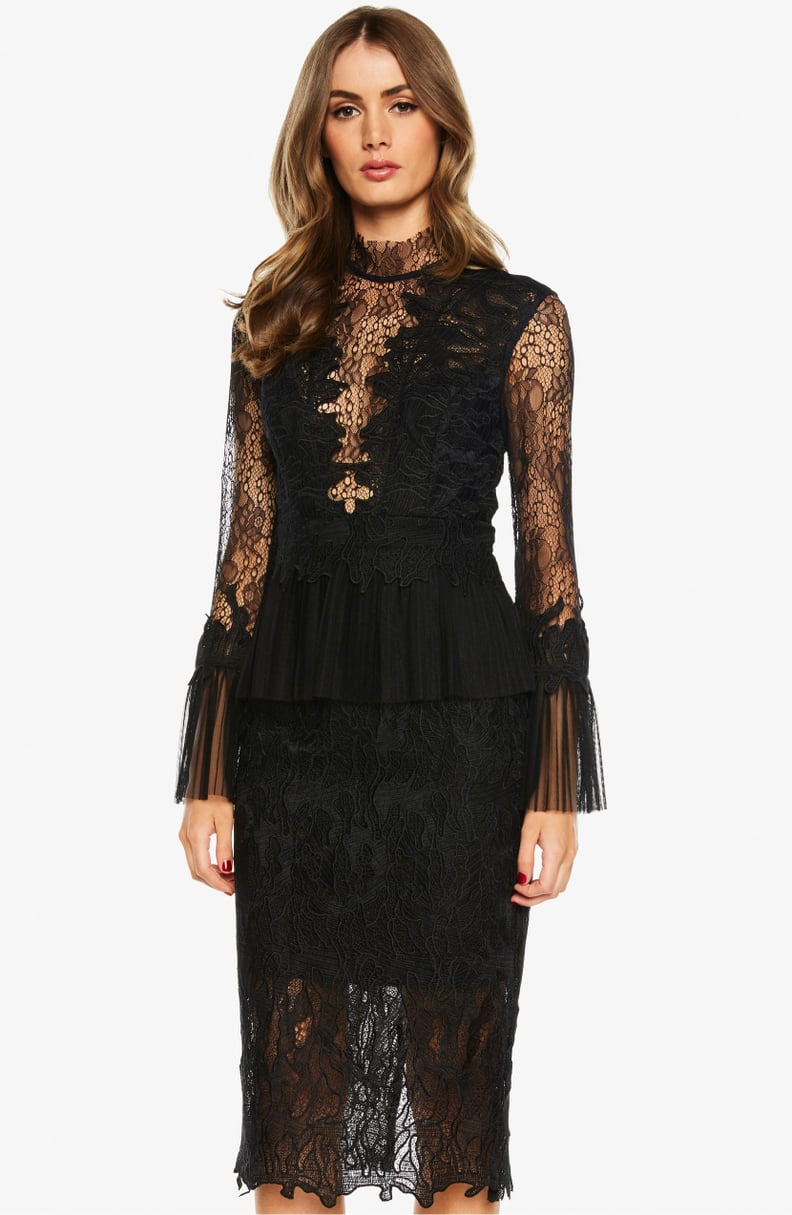 Angelina Jolie Black Lace Dress August 2018 | PS Fashion