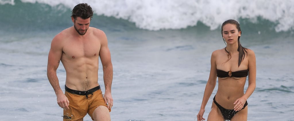 Liam Hemsworth and Gabriella Brooks in Australia March 2020