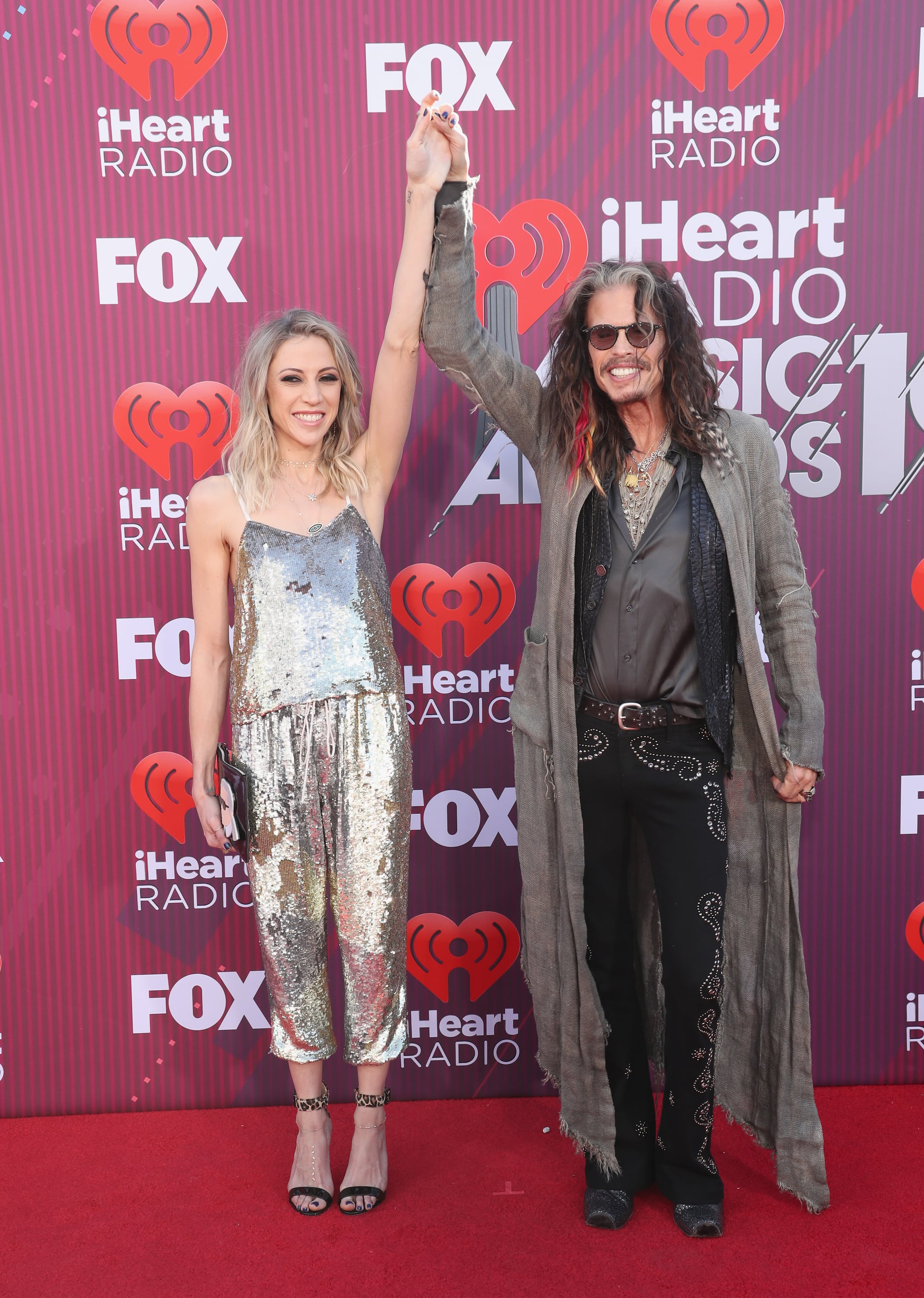 Pictured Steven Tyler And Aimee Preston Over 60 Fun Filled Moments From This Year S Iheartradio Music Awards Popsugar Celebrity Photo 40