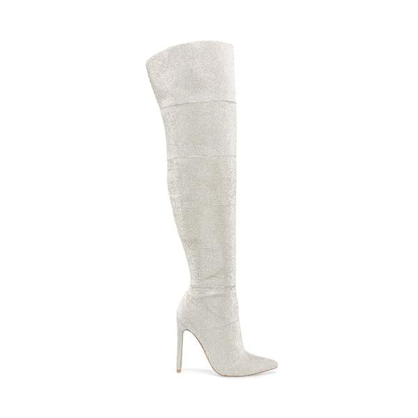 steve madden peep toe thigh high boots