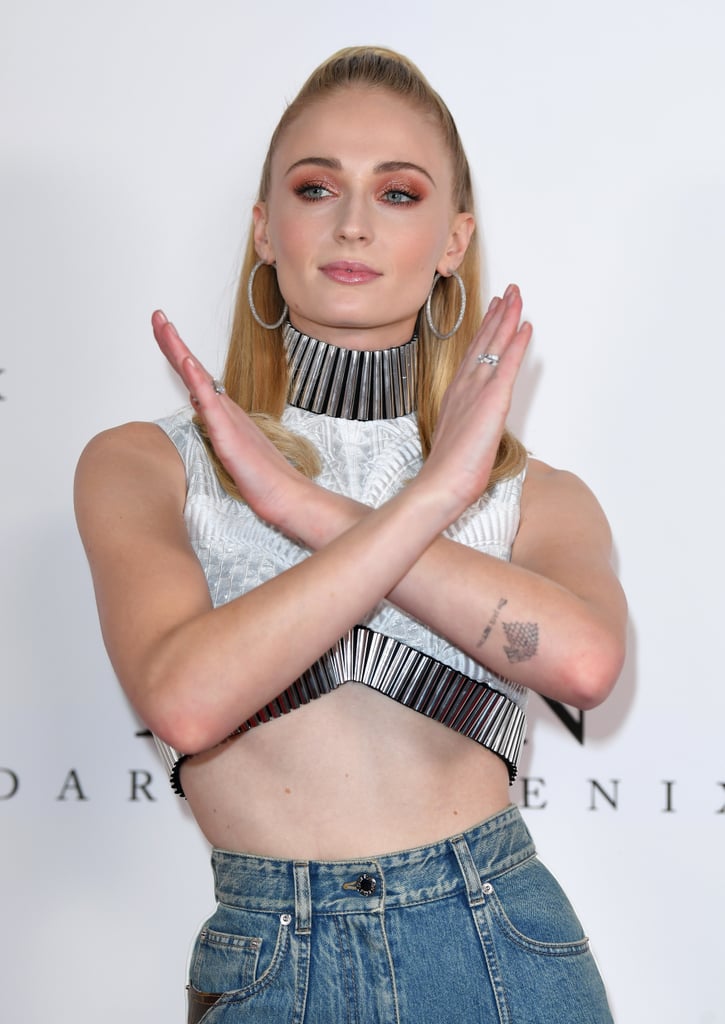 Sophie Turner Hair With Bangs May 2019