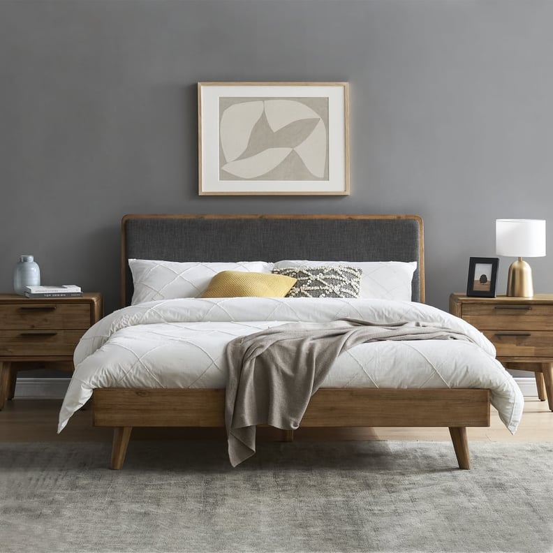 A Bedroom Set: Seb Bed with Two Nightstands