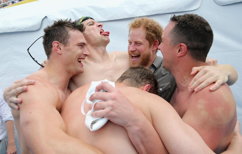 When Harry Celebrated at the Invictus Games With the British Swim Team