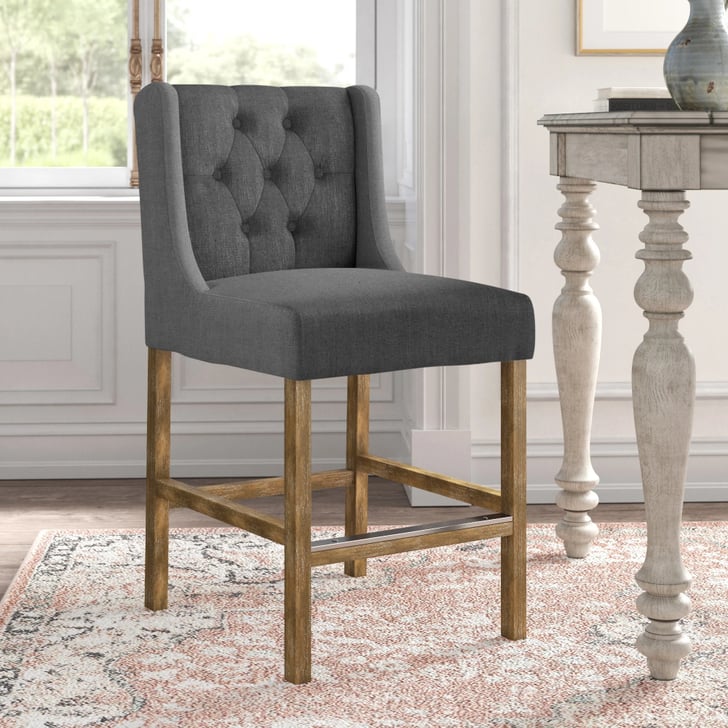 Best Upholstered Bar Stool Kelly Clarkson Home Avah Bar