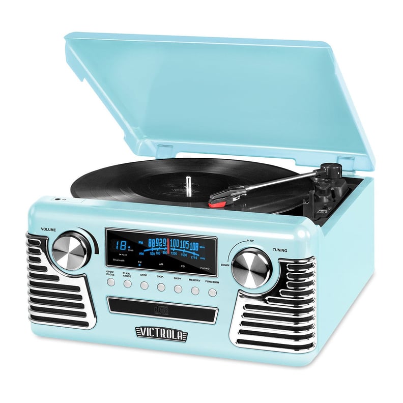 Victrola Teal Retro Record Player