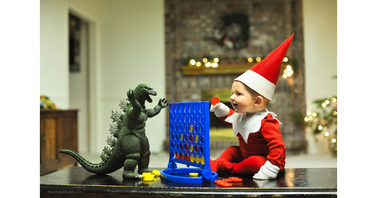 RealLife Elf on the Shelf Ideas POPSUGAR Moms Photo 15