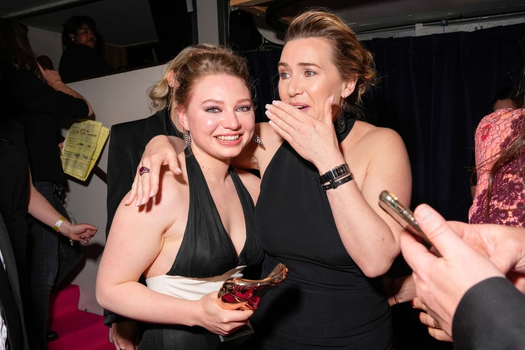 14 May: Kate Winslet and Mia Therapleton