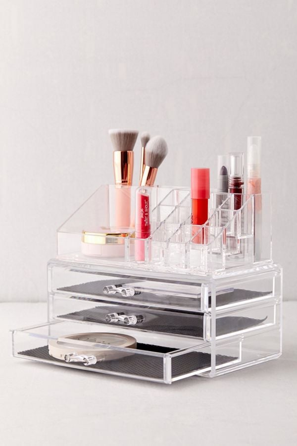 Acrylic 3-Drawer Makeup Organizer