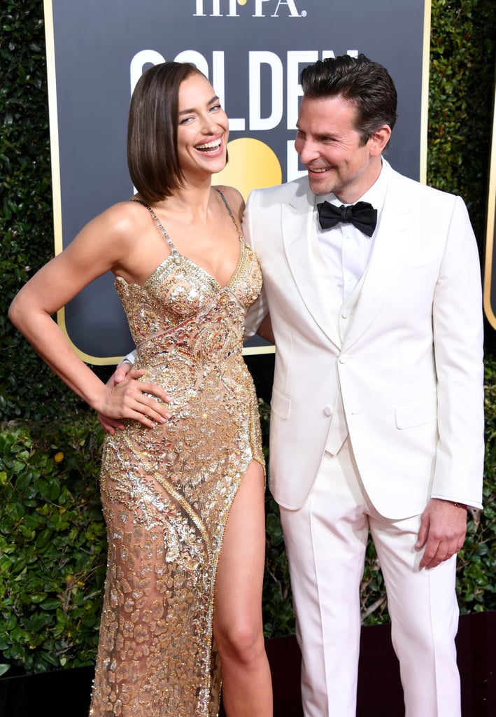 Bradley Cooper and Irina Shayk at the 2019 Golden Globes