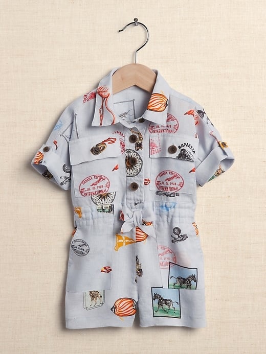 Baby Linen Safari Romper