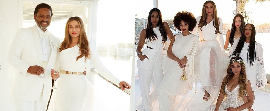 Beyonce at Mom Tina Knowles and Richard Lawson's Wedding