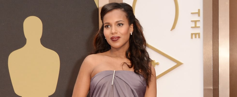 Kerry Washington Hair and Makeup at Oscars 2014