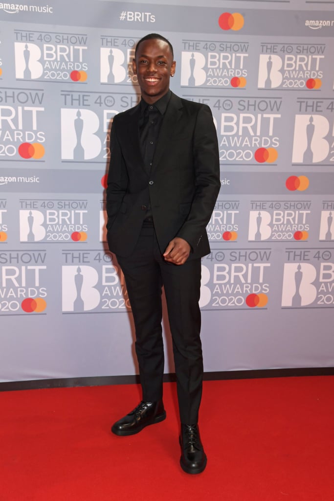 Micheal Ward at the 2020 BRIT Awards in London