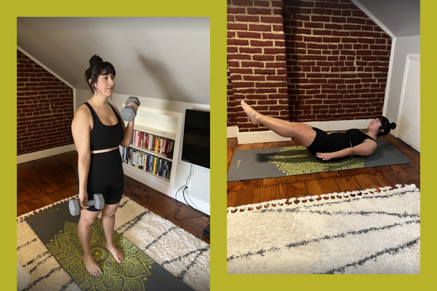 Danielle Zickl trying the 3-2-8 workout method.