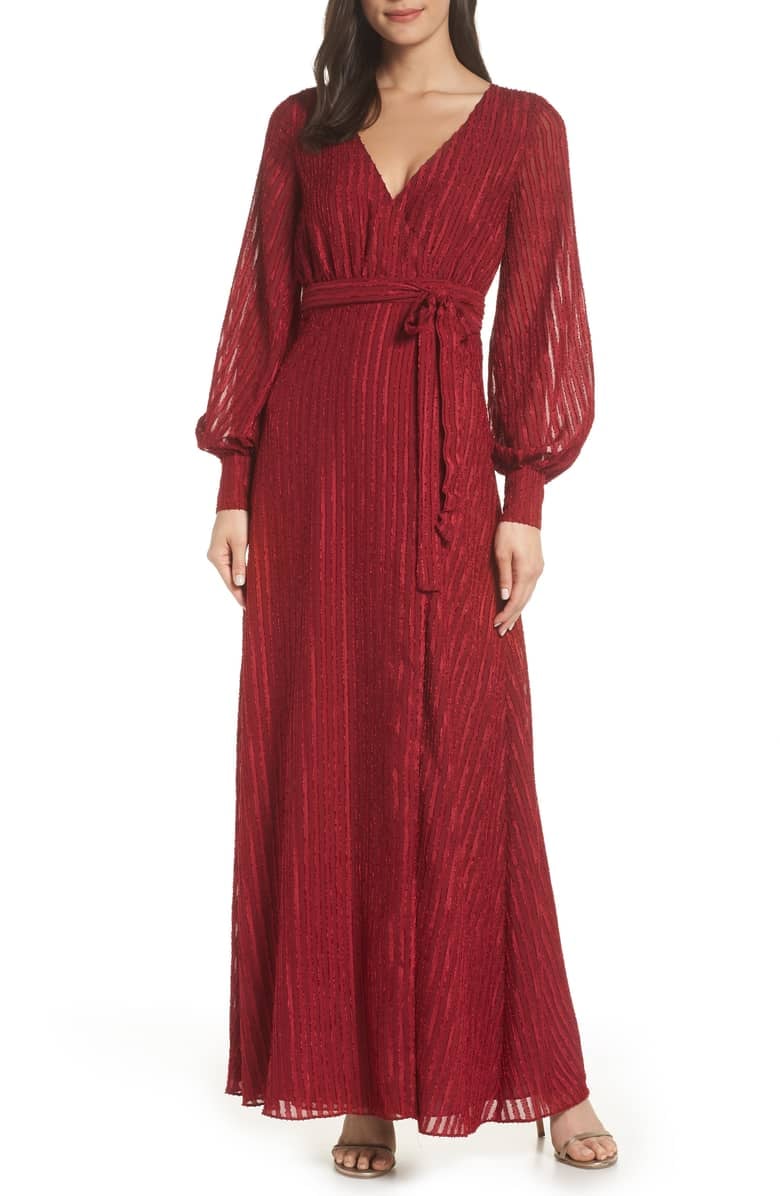 Fame and Partners The Rachel Wrap Gown