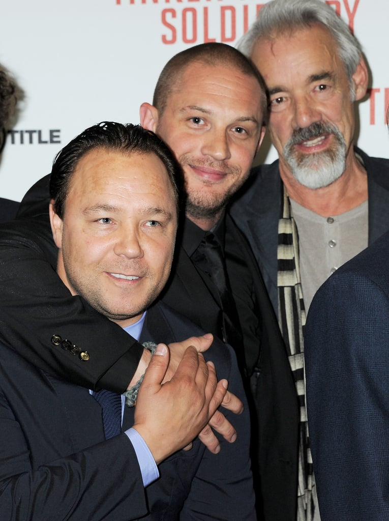 With Stephen Graham and Roger Lloyd-Pack at the Tinker, Tailor, Soldier, Spy London premiere in 2011.