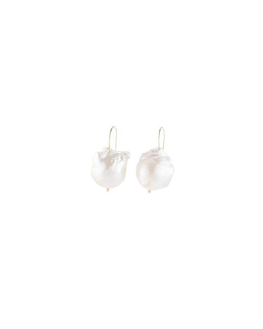 Donni June White Pearl Drop Earring