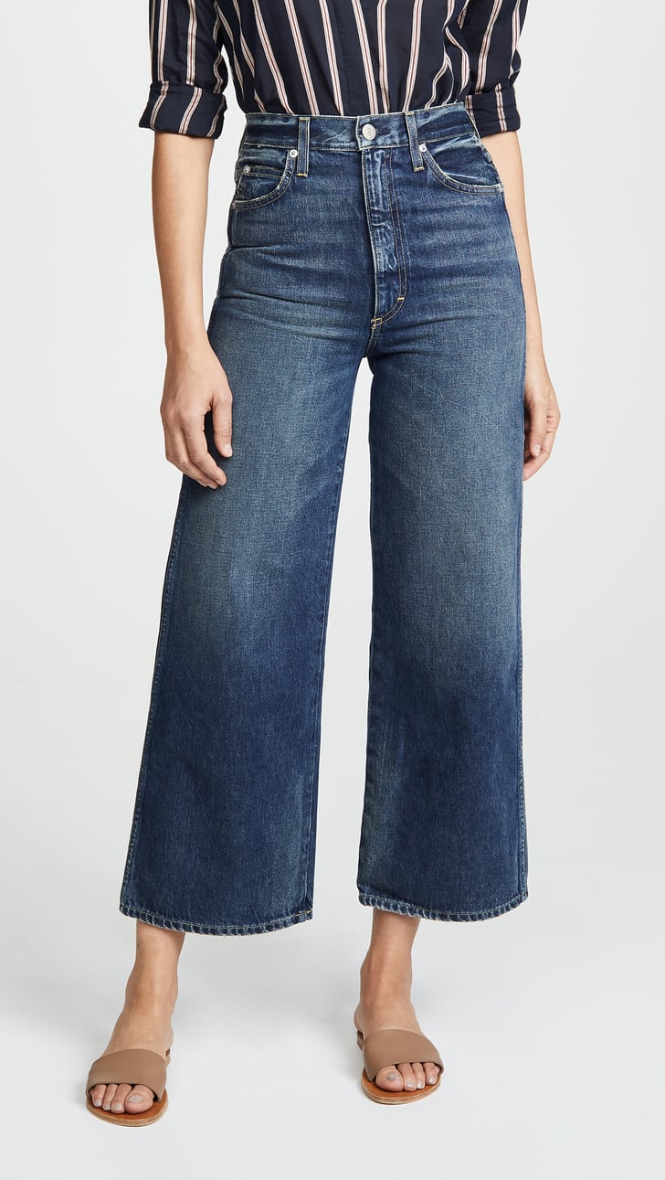 AMO Ava Crop Wide Leg Jeans | Denim Trends Fall 2018 | POPSUGAR Fashion ...