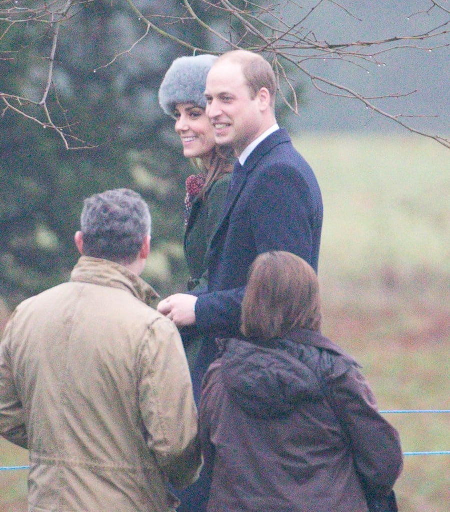 Kate Middleton and Prince William at Church January 2017