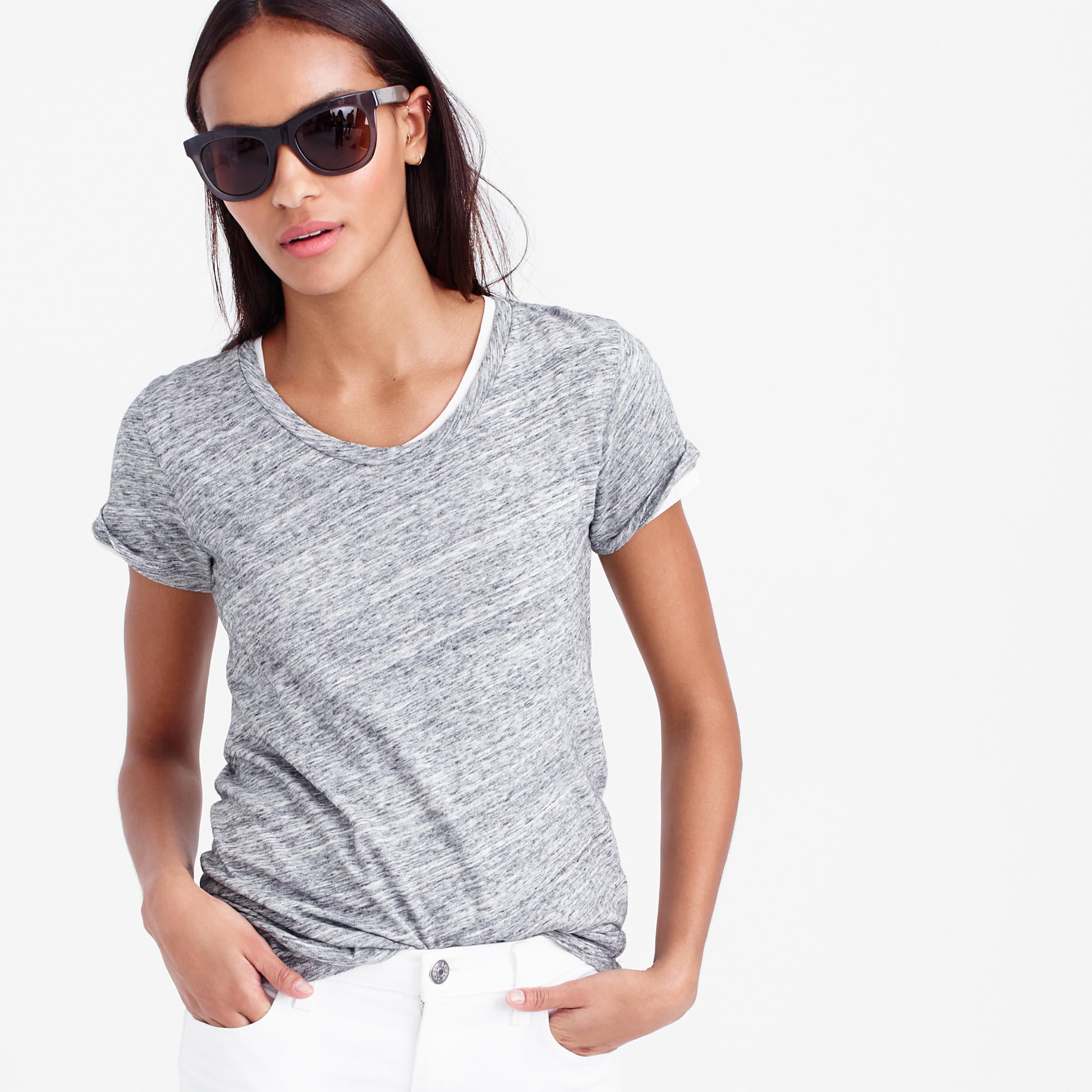 J.Crew Tissue T-shirt ($30) | 40 