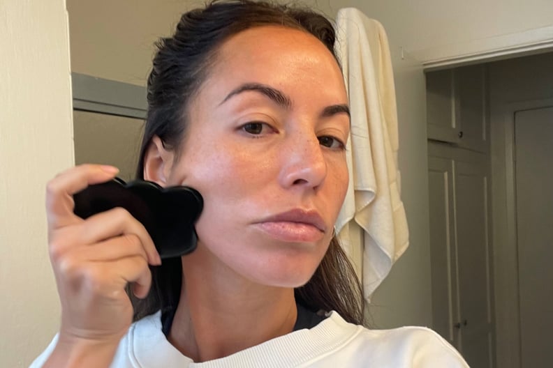 I Tried Kendall Jenner's Gua Sha Routine Editor Experiment 