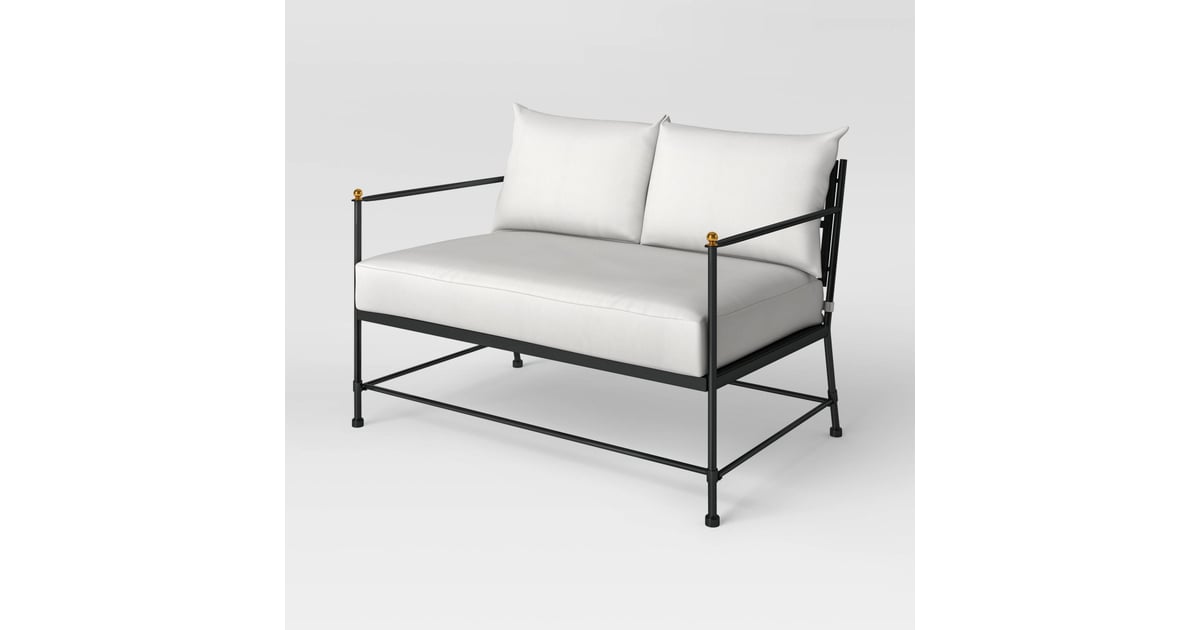 An Outdoor Love Seat Threshold Designed With Studio McGee Midway Metal