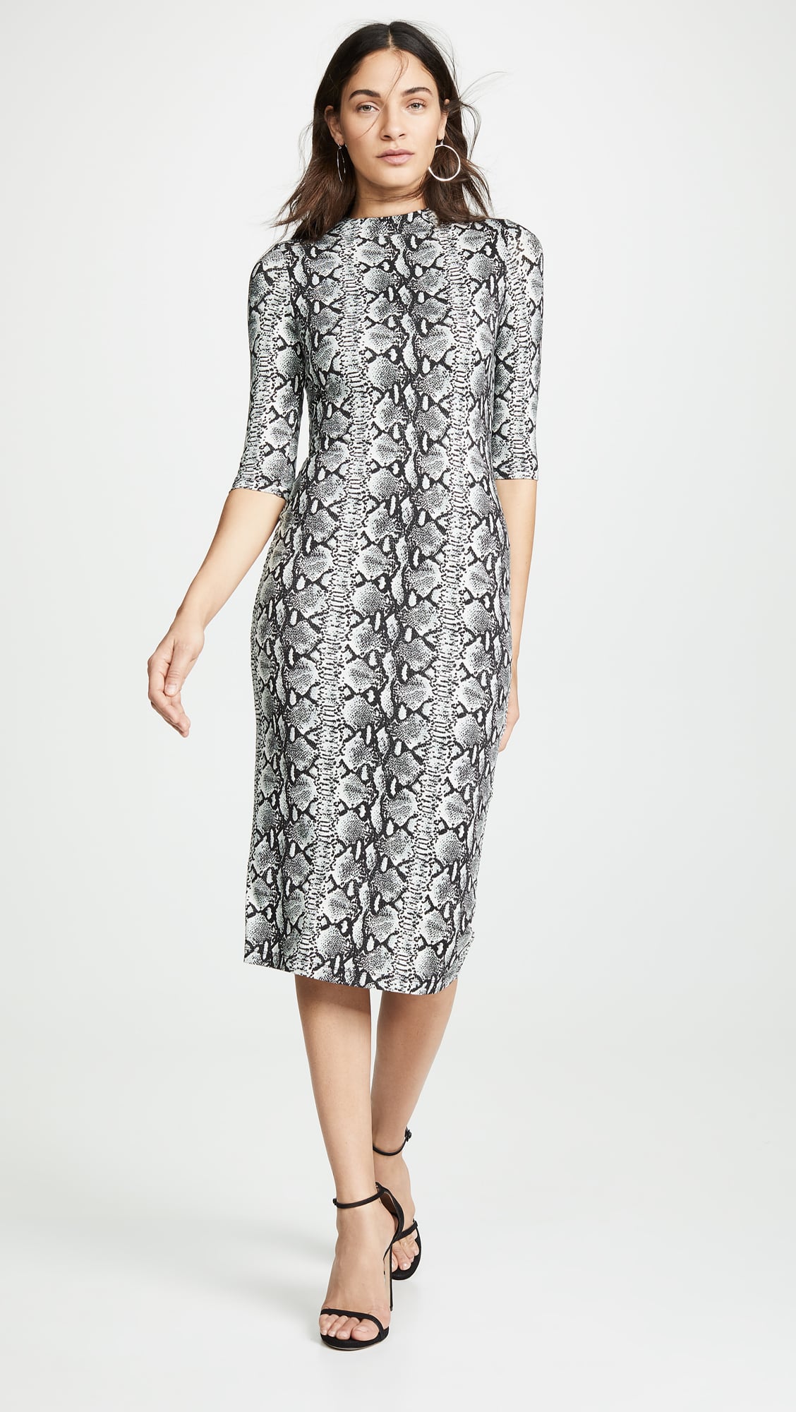 Alice and olivia snakeskin dress on sale