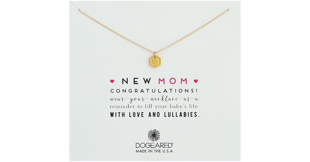 Dogeared New Mom, Heart Token Necklace Necklace (48) Jewelry For