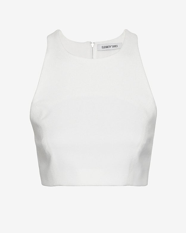 Elizabeth and James Upton white crop top ($245)