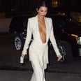 What Shocks You More: Kendall Jenner's Plunging Suit or Glow-in-the-Dark Mules?