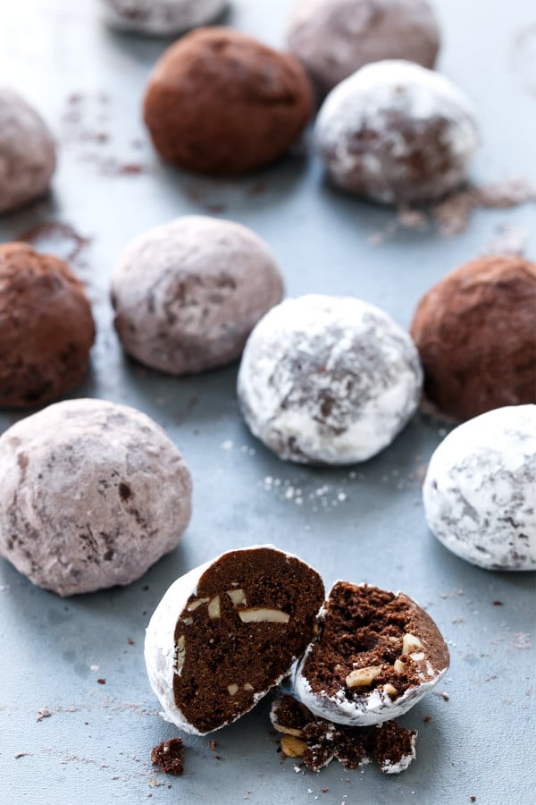 Mexican Hot Chocolate Snowball Cookies