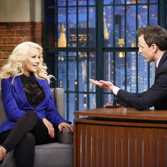 Christina Aguilera Does a Sex and the City Impression