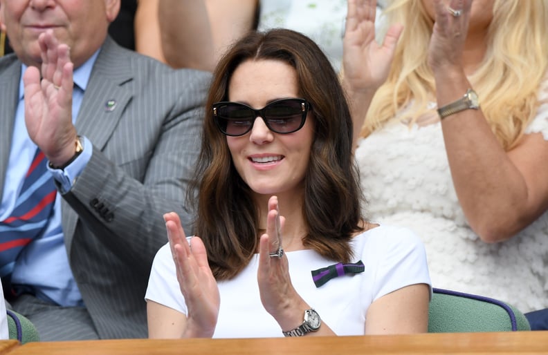 Kate Middleton Wore a White Catherine Walker Dress