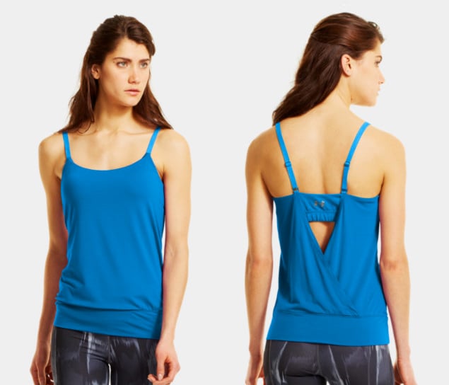 Under armour tank with built in bra cheap