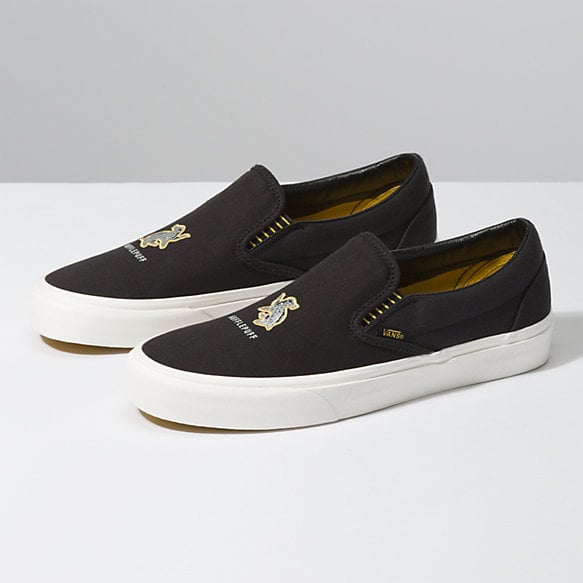 Vans slip on harry sale potter hufflepuff