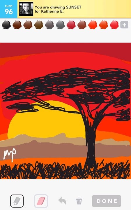 Sunset 163 Really Awesome Draw Something Pictures Popsugar Tech Photo 132
