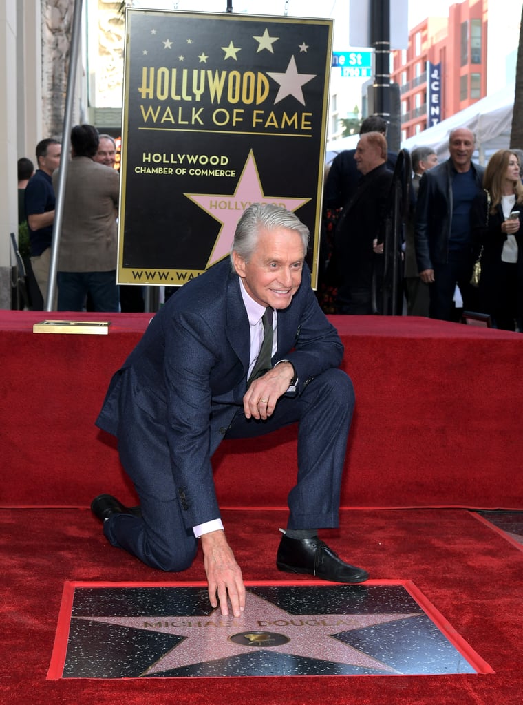 Michael Douglas Hollywood Walk of Fame Ceremony