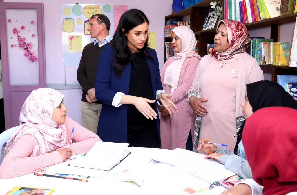 Prince Harry Meghan Markle Visit School on Morocco Tour 2019