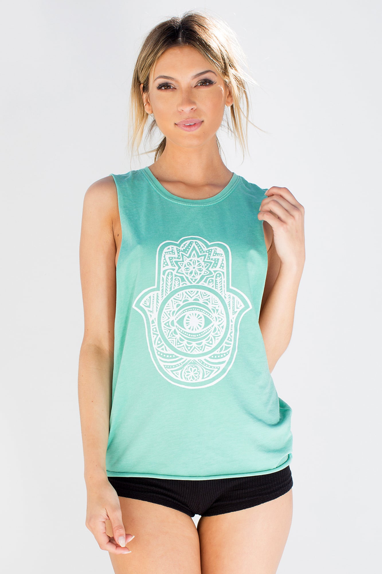 Mint green discount workout top