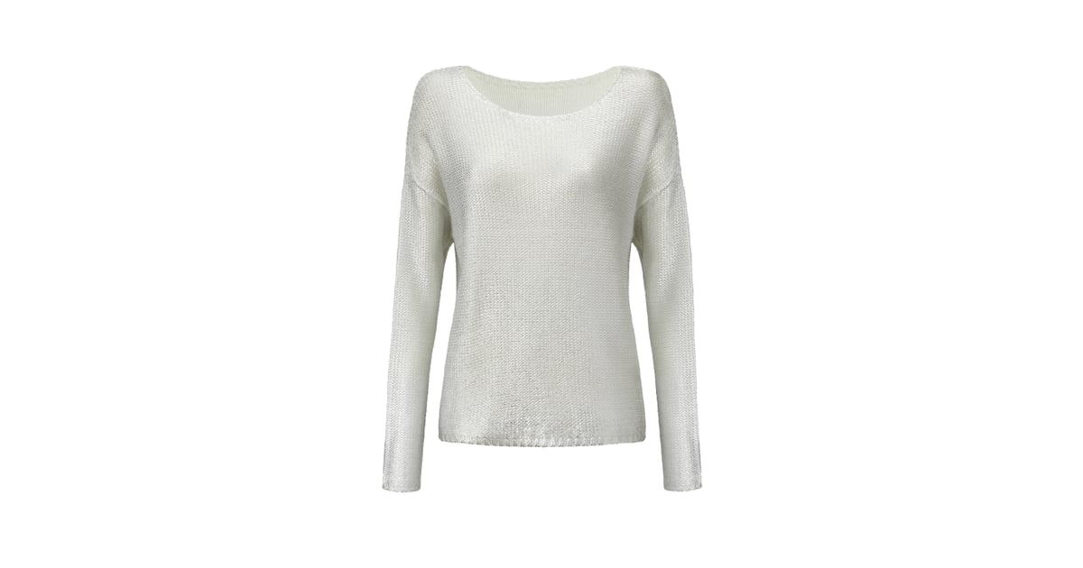Metallic Sweater ($40) | Karlie Kloss Mango Campaign April 2016 ...