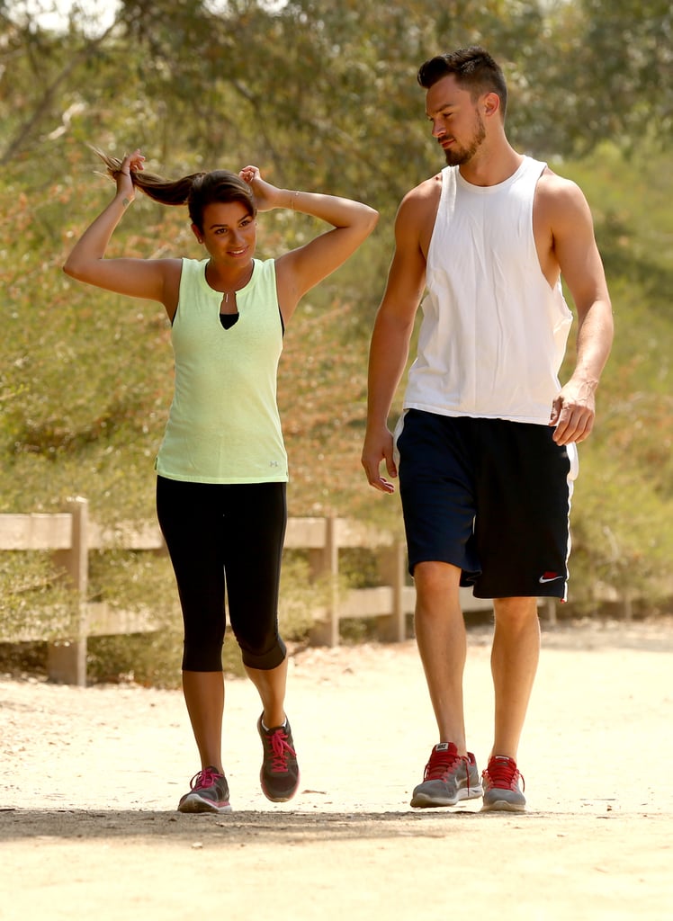 Lea Michele With Boyfriend Matthew Paetz