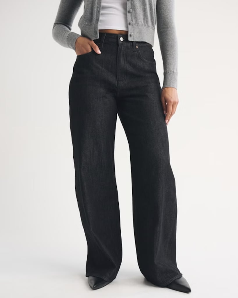 Abercrombie & Fitch Curve Love High Rise Wide Leg Jean ($70, originally $90)
Denim trends continue to be the baggier the better. Snag these classic Abercrombie jeans (and maybe a pair for your bestie) at a major discount now through August 2. In this case, the more you spend the more you save. The retailer is giving $25 off when you spend $100 and $50 off when you spend $150 or more.