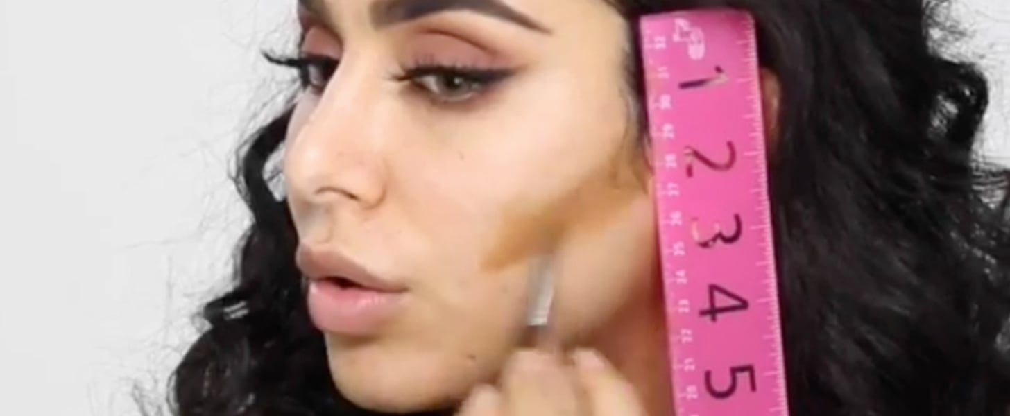 How to Contour With a Ruler | PS Beauty