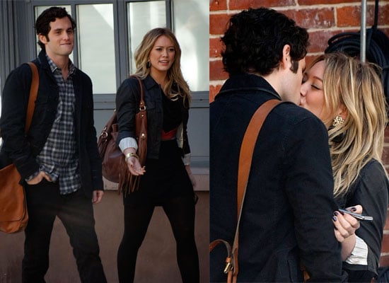Gallery Of Pictures Of Hilary Duff And Penn Badgley Kissing On The Gossip Girl Set Season 3 Of Gossip Girl Starts Tonight Itv2 Popsugar Celebrity Uk