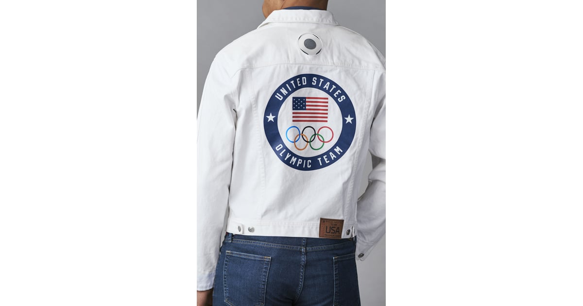 Team USA Opening Ceremony Outfit Back of Flag Bearer Jacket See Team USA's 2021 Olympics