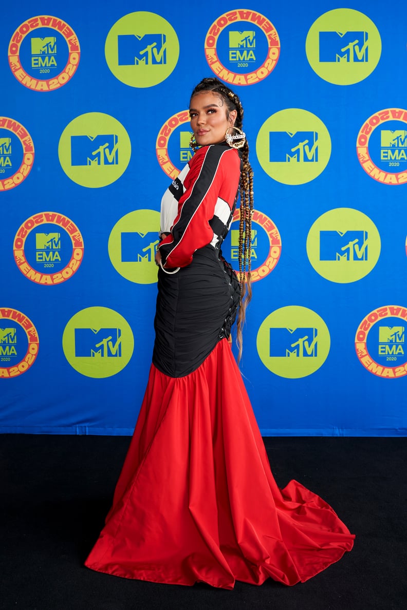 Karol G at the 2020 MTV EMA